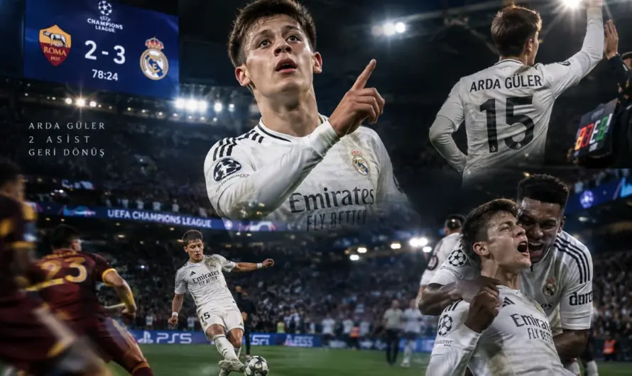 Arda Güler İtalya’da Devleşti: Real Madrid’i İpten Alan 5 Dakika